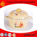 Sunboat Enamel Casserole with Ceramic Handle with Enamel Cover